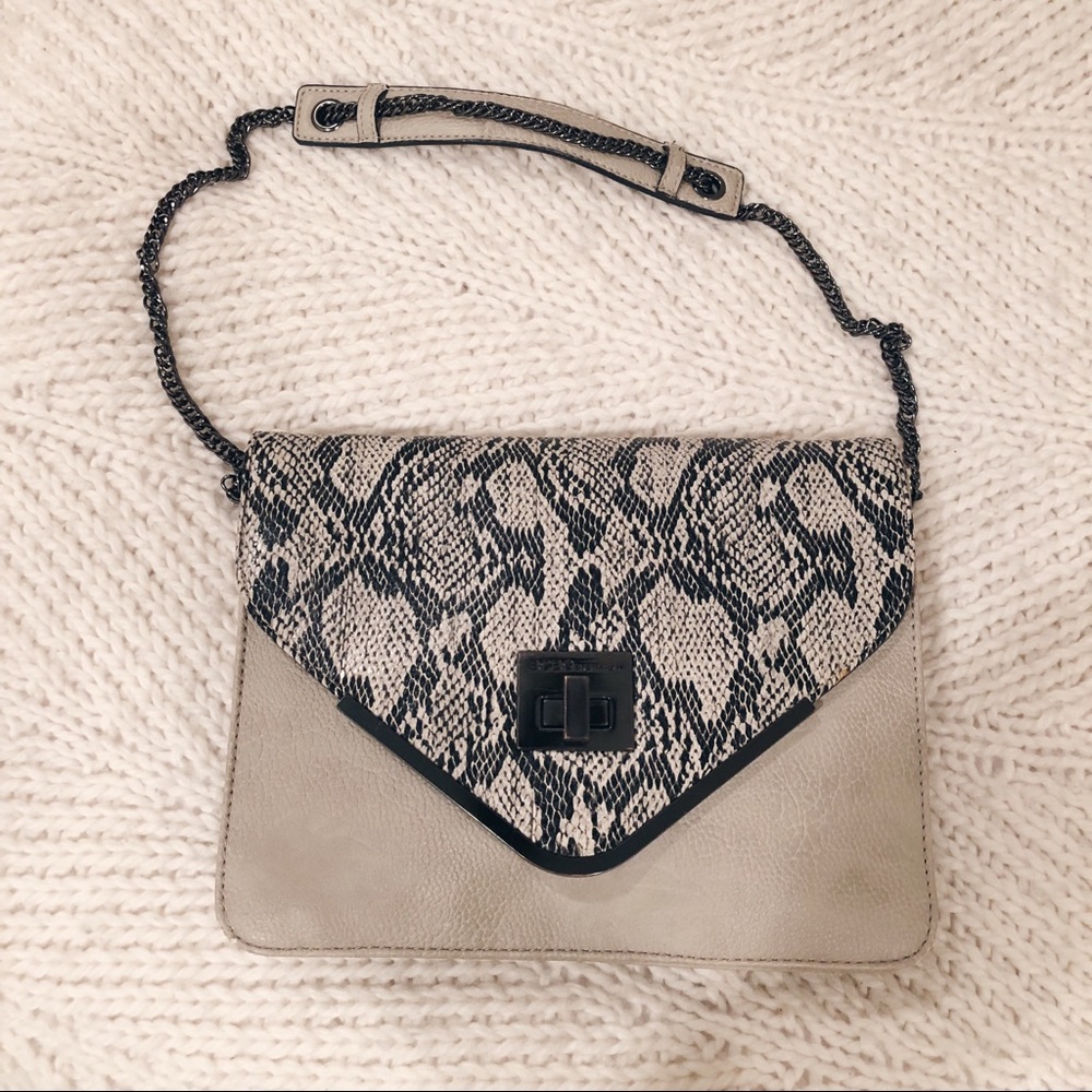 BCBGeneration Shoulder Bag Snakeskin